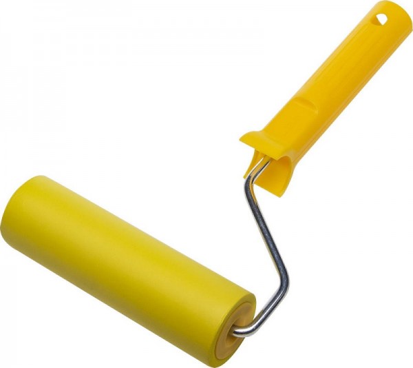 Валик прижимной STAYER "MASTER" в сборе, резиновый, бюгель 6мм, 44x150мм 0391-15