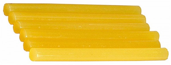 Стержни STAYER "MASTER" для клеевых (термоклеящих) пистолетов, цвет желтый по бумаге и дереву, 11х200мм, 6шт 2-06821-Y-S06