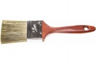 Кисть плоская STAYER "LASUR - LUX", деревянная ручка, смешанная щетина, 63мм, 01051-063
