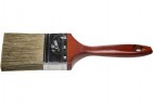 Кисть плоская STAYER "LASUR - LUX", деревянная ручка, смешанная щетина, 75мм, 01051-075
