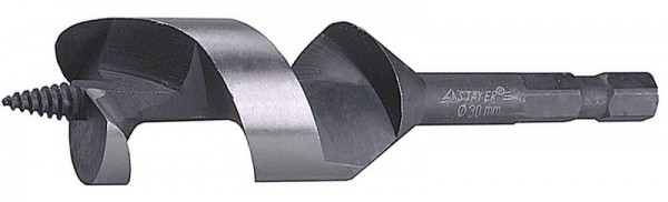 Сверло STAYER спиральное по дереву, шестигранный хвостовик, 29x130мм, 29480-130-29