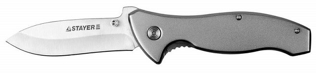 Нож STAYER "PROFI" складной, с металлической рукояткой, большой, 47621-2