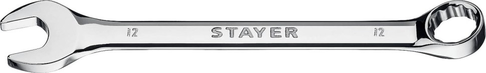 STAYER 12 мм, комбинированный гаечный ключ 27081-12_z01