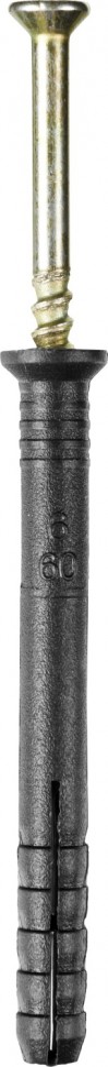 Дюбель-гвоздь STAYER "MASTER" полипропиленовый, потайной бортик, 6 x 60 мм, 100 шт 30645-06-060
