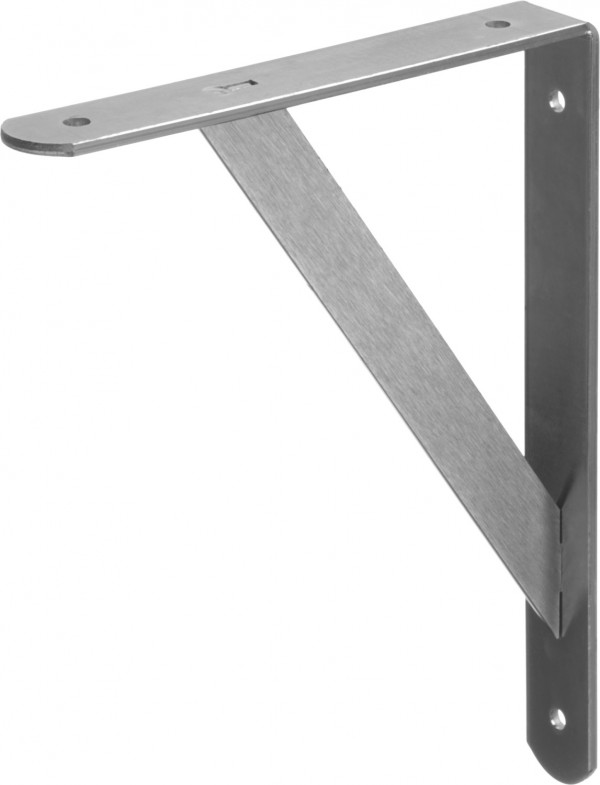 Уголок-кронштейн STAYER "MASTER", усиленный, 250х200х30х4мм, оцинкованный 37421-5