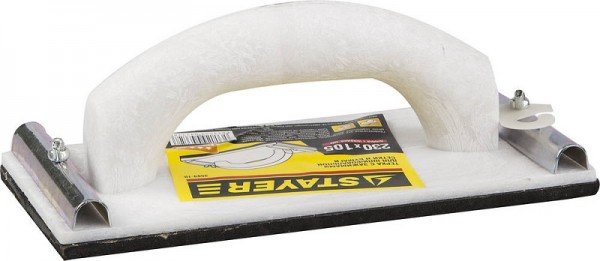 Терка STAYER для шлифования с металлическим фиксатором, 105x230мм, 3569-10