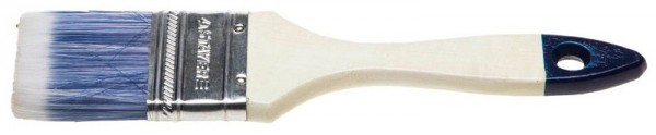 Кисть плоская STAYER "AQUA-STANDARD", искусственная щетина, деревянная ручка, 25мм 01032-025