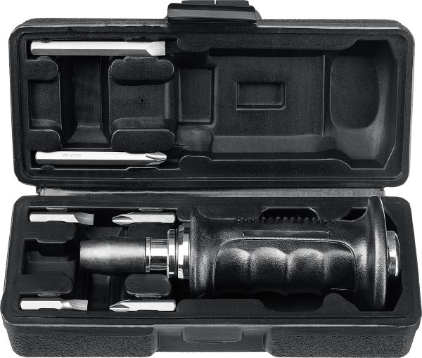 Набор STAYER Отвертка "Professional" ударно-поворотная, обрезиненная рукоятка, с битами, 8 предметов 25663-H4_z01