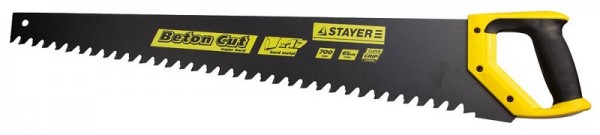 Ножовка по пенобетону (пила) STAYER COBRA Beton 700 мм, шаг 20 мм, 17 твердосплавных резцов 2-15097