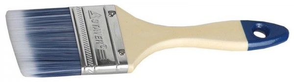 Кисть плоская STAYER "AQUA-STANDARD", искусственная щетина, деревянная ручка, 63мм 01032-063