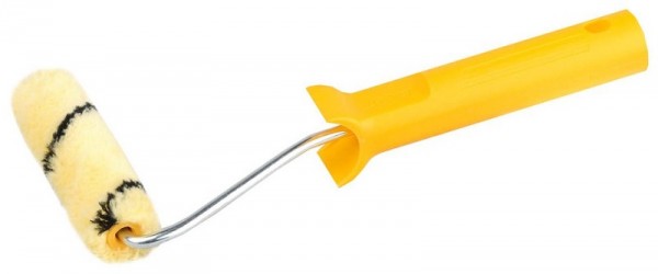 Мини-валик STAYER "MASTER" DUALON ПОЛИАКРИЛ малярный в сборе, ворс 7мм, бюгель 6мм, 15х110мм 03-05812-11