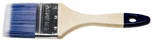 Кисть плоская STAYER "AQUA-STANDARD", искусственная щетина, деревянная ручка, 75мм 01032-075
