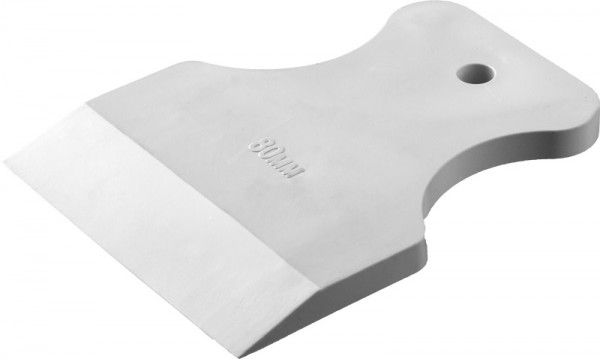 Шпатель STAYER "MASTER" резиновый белый, 80мм 1027-80