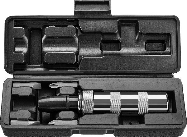 Набор отвертка STAYER Master 6 ударно-поворотная, с битами, 6 предметов 2565-H6_z01