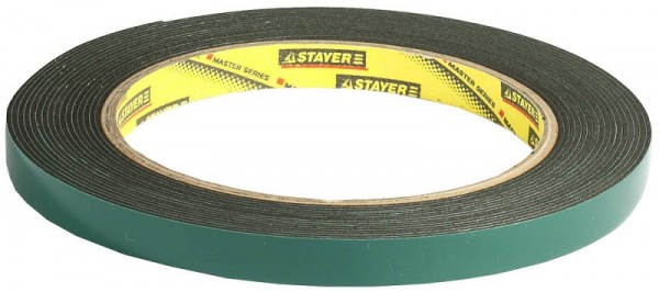 Лента STAYER "PROFI" клейкая монтажная, на вспененной основе 12233-09-05