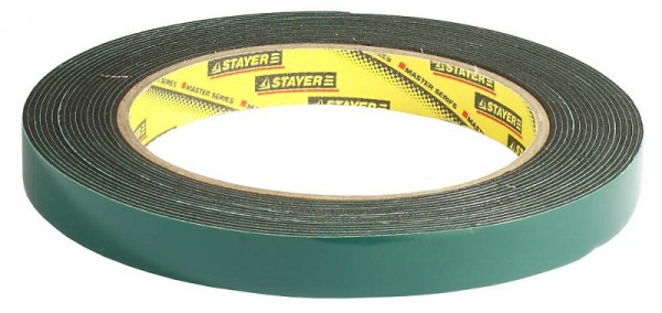 Лента STAYER "PROFI" клейкая монтажная, на вспененной основе 12233-12-05