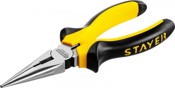 Тонкогубцы STAYER "TOPGrip", 160мм, 2205-3-16_z02