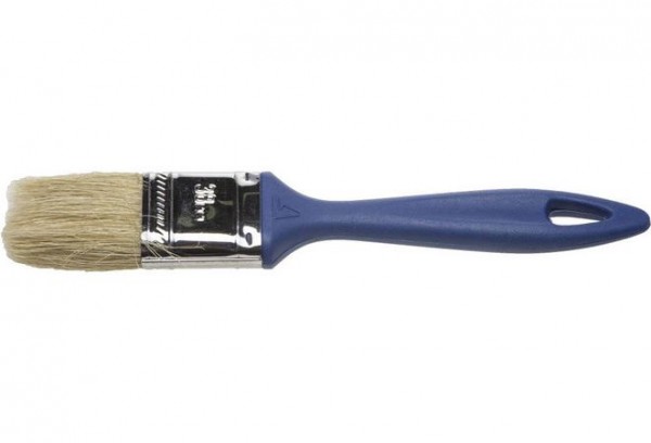 Кисть плоская STAYER "UNIVERSAL-PROFI", светлая натуральная щетина, пластмассовая ручка, 38мм, 01085-38_z01