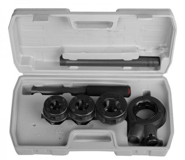 Набор STAYER "PROFESSIONAL" №3 резьбонарезной трубный в пластмассовом боксе, 1/2" - 1", 4 предмета 28260-H3