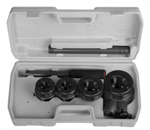 Набор STAYER "PROFESSIONAL" №4 резьбонарезной трубный в пластмассовом боксе, 1/2" - 1 1/4", 5 предметов 28260-H4