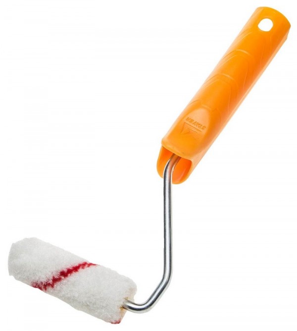 Мини-валик STAYER "MASTER" NYLON ПОЛИАМИД малярный в сборе, ворс 8мм, бюгель 6мм, 15х70мм 03-0506-07_z01