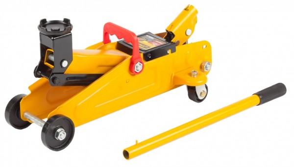 Домкрат STAYER "MASTER" гидравлический подкатной, 2т, 125-320мм, в кейсе 43152-2-K