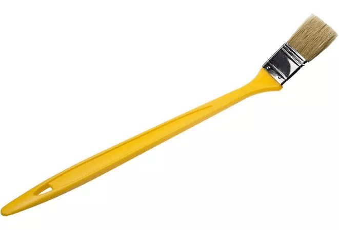 Кисть радиаторная STAYER "UNIVERSAL-MASTER", светлая натуральная щетина, пластмассовая ручка, 25мм, 0110-25_z01