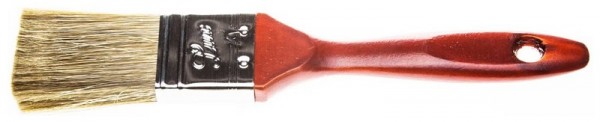 Кисть плоская STAYER "LASUR - LUX", деревянная ручка, смешанная щетина, 38мм 01051-038