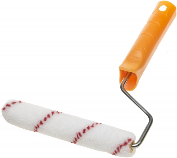 Мини-валик STAYER "MASTER" VELOUR малярный в сборе, ворс 4мм, бюгель 6мм, 15х110мм 03-0501-11_z01