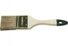 Кисть плоская STAYER "LASUR-STANDARD", смешанная щетина, деревянная ручка, 63мм 01031-63