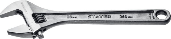 STAYER 250/30 мм, ключ разводной MAX-Force 2725-25_z01