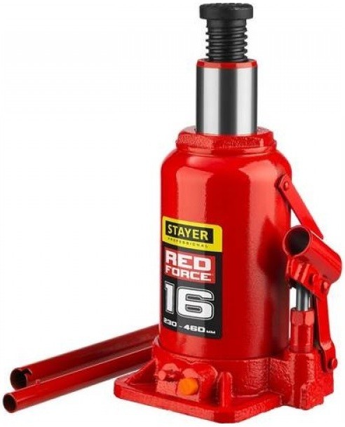 Домкрат гидравлический бутылочный Red Force STAYER 43160-16_z01