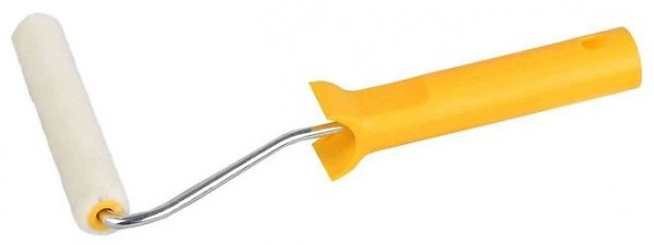 Мини-валик STAYER "MASTER" VELOUR малярный в сборе, ворс 4мм, бюгель 6мм, 15х160мм 03-0501-16_z01