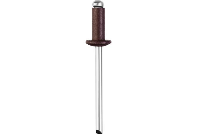 Алюминиевые заклепки Color-FIX, 4.0 х 10 мм, RAL 8017 шоколадно-коричневый, 50 шт., STAYER Professional, 3125-40-8017