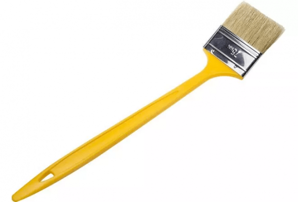 Кисть радиаторная STAYER "UNIVERSAL-MASTER", светлая натуральная щетина, пластмассовая ручка, 75мм, 0110-75_z01