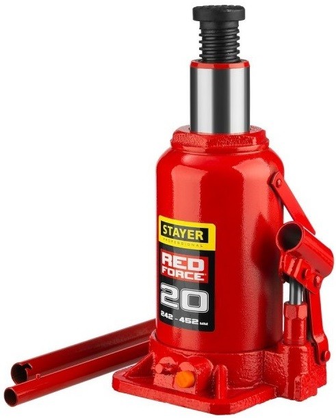 Домкрат гидравлический бутылочный Red Force STAYER 43160-20_z01