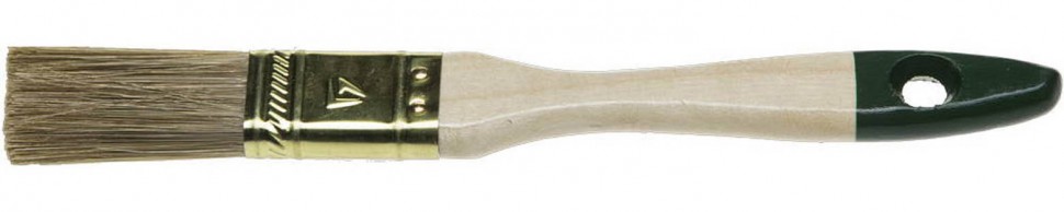 Кисть плоская STAYER "LASUR-STANDARD", смешанная щетина, деревянная ручка, 20мм 01031-20