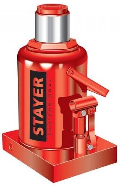 Домкрат гидравлический бутылочный Red Force STAYER 43160-25_z01