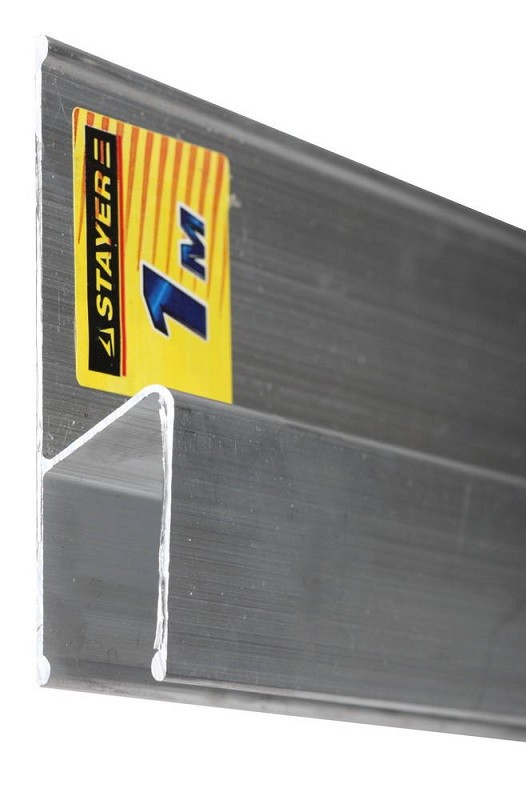 Правило STAYER "PROFI" алюминиевое, h-образный профиль, 1 м 10745-1.0