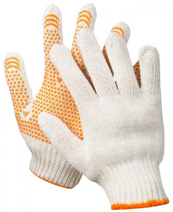 Перчатки STAYER "МASTER" трикотажные противоскользящие 11404-XL