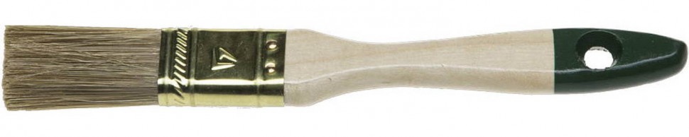 Кисть плоская STAYER "LASUR-STANDARD", смешанная щетина, деревянная ручка, 25мм 01031-25