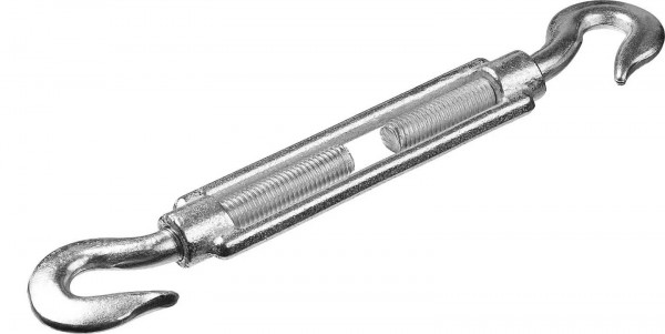 Талреп STAYER DIN 1480, крюк-крюк, М20, оцинкованный, 1 шт, 30525-20