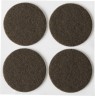 Накладки STAYER "COMFORT" на мебельные ножки, самоклеящиеся, фетровые, коричневые, круглые - диаметр 35 мм, 4 шт 40910-35