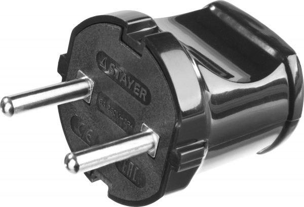 Вилка STAYER "MASTER" электрическая 55150-B