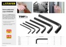 STAYER 8 шт., ключи имбусовые 27405-H8