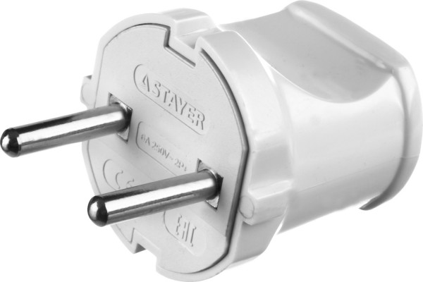 Вилка STAYER "MASTER" электрическая 55150-W