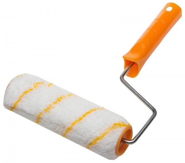Валик STAYER "MASTER" GIRPAINT ПОЛИАКРИЛ малярный в сборе, ворс 12мм, бюгель 6мм, 30х150мм 0315-15