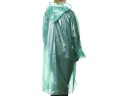 Плащ-дождевик STAYER "MASTER", материал - полиэтилен, универсальный размер, зеленый цвет 11610