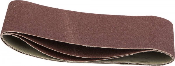 Лента STAYER "MASTER" шлифовальная универсальная бесконечная на тканевой основе, для ЛШМ, P80, 100х610мм, 3шт, 35443-080