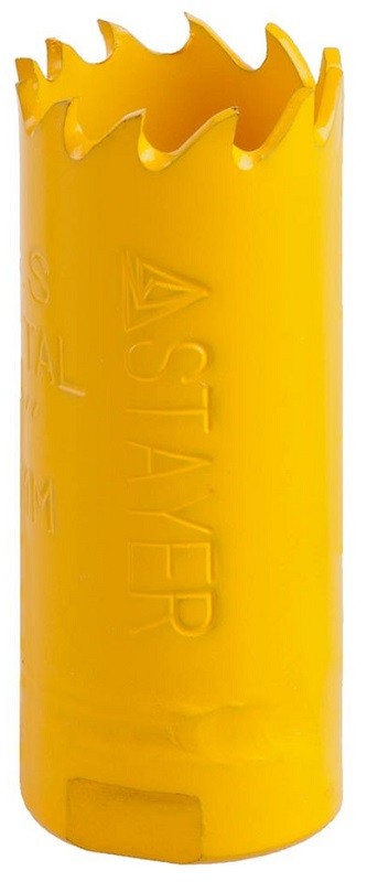 Коронка STAYER "PROFESSIONAL" Би-металлическая, универсальная, d=22мм 29547-022